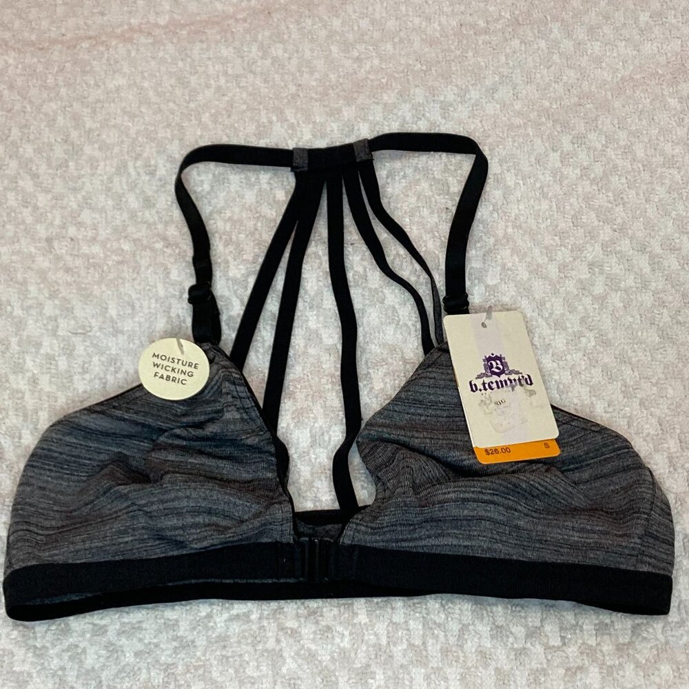 b.tempt'd 916258 by Wacoal Spectator Front Close Bralette Black NWT- size S